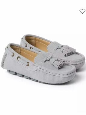 Janie and Jack Suede Driving Shoes